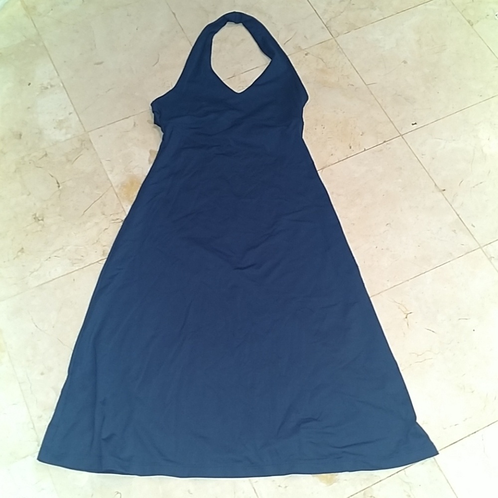 Patagonia Halter top sundress, Small, Peacock Blue